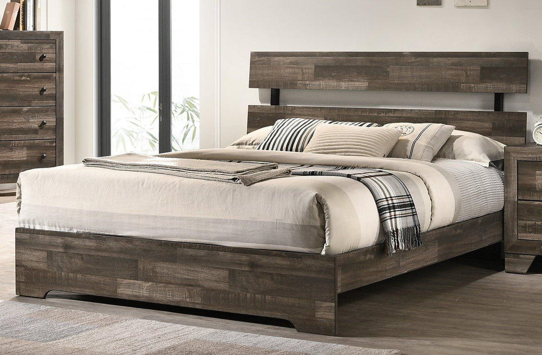 Atticus Brown Platform Beds