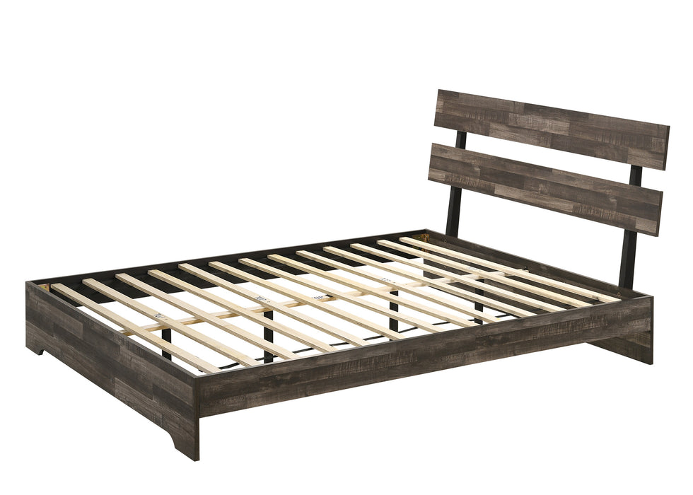 Atticus Brown Platform Beds