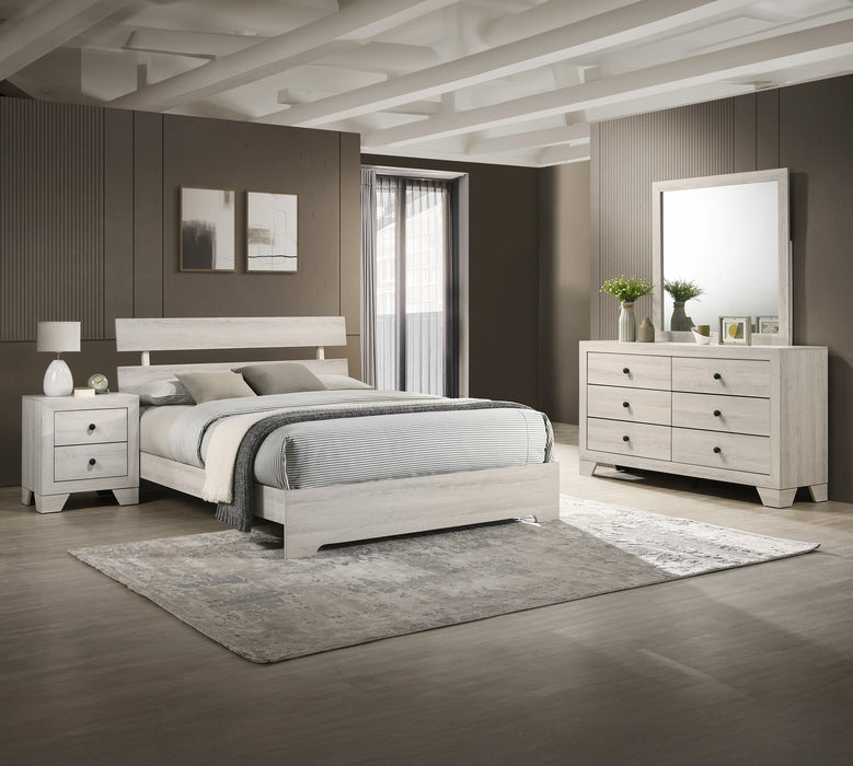Atticus - Dresser & Mirror - White