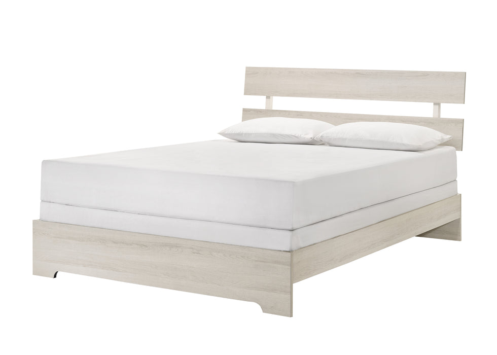 Atticus White Platform Beds