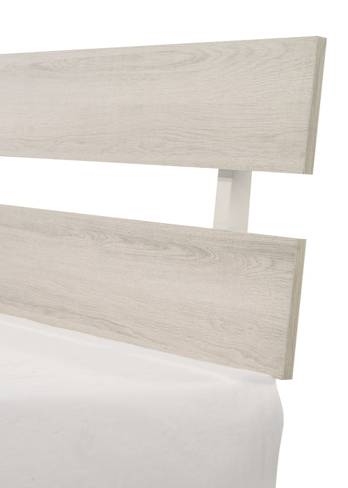 Atticus White Platform Beds