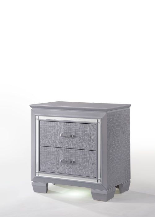 Lillian - Nightstand - Gray