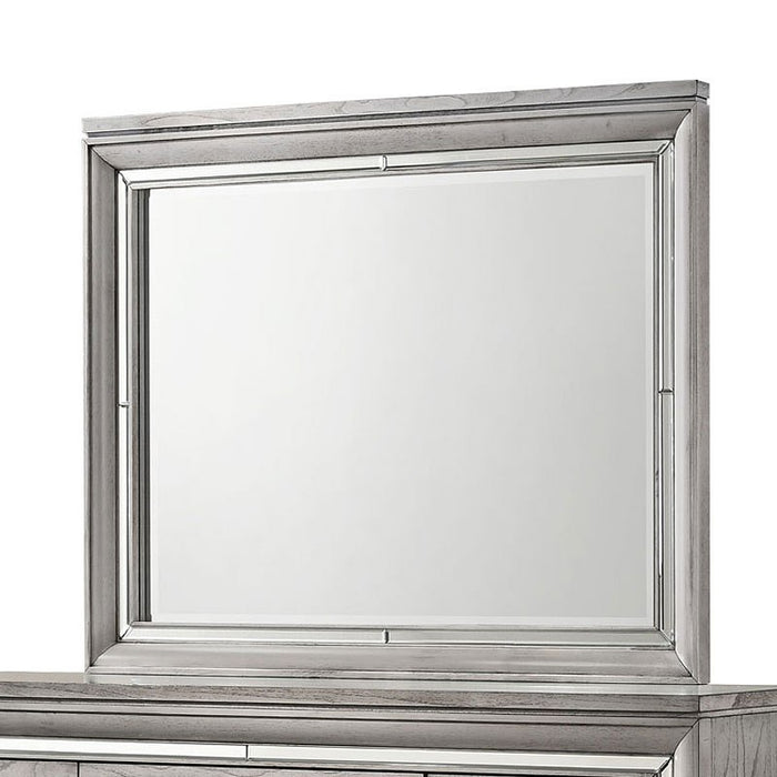Vail Mirror In Grey
