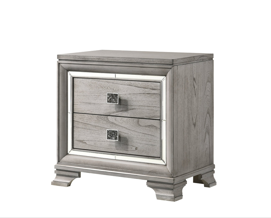 Vail Nightstand In Grey