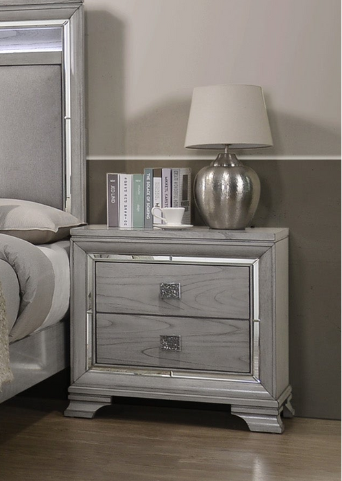 Vail Nightstand In Grey