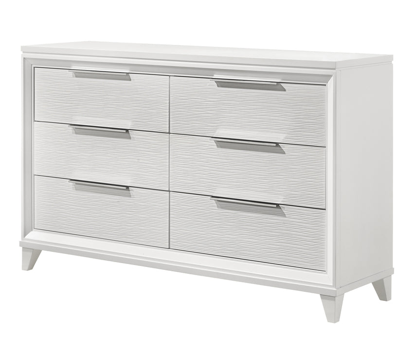 Cressida White 6 Drawer Double Dresser