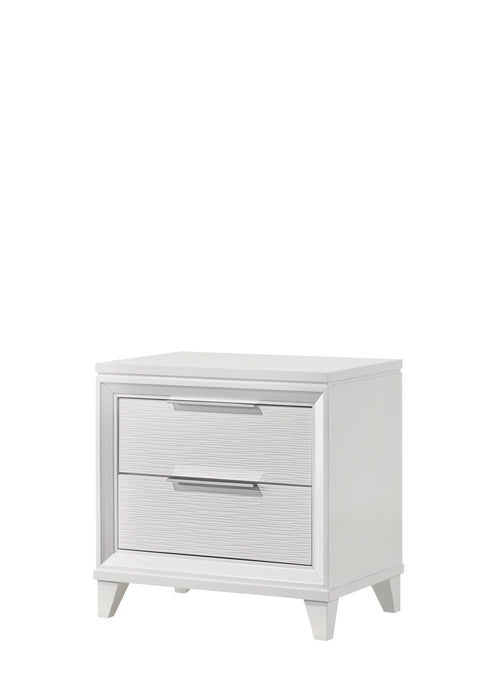 Cressida Black or white Nightstand