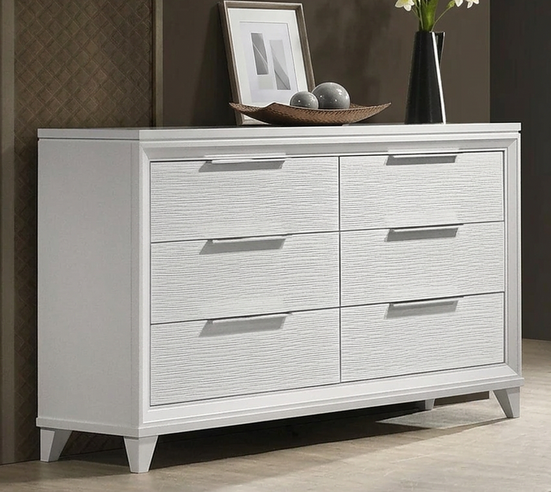 Cressida White 6 Drawer Double Dresser