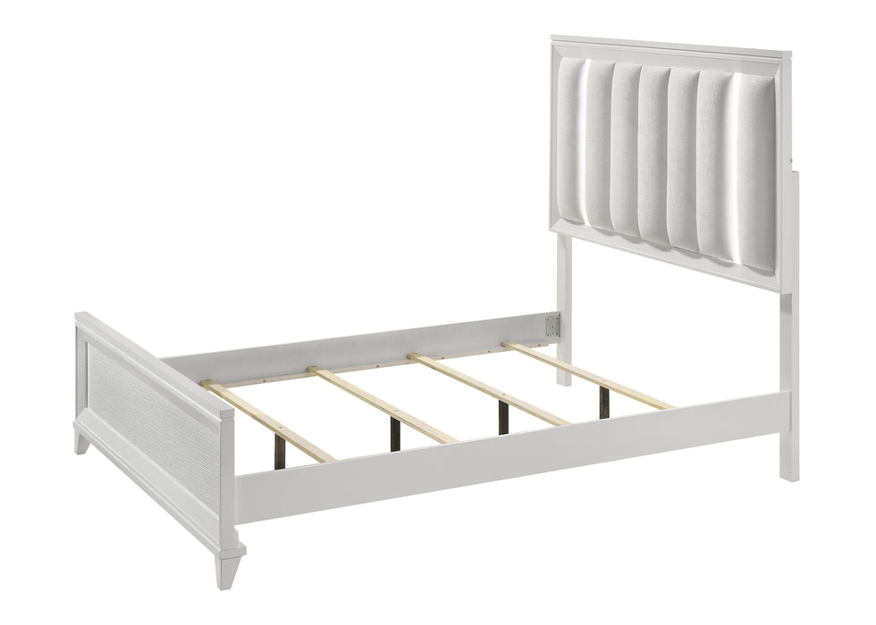 Cressida Black or White Bed with LED Lights
