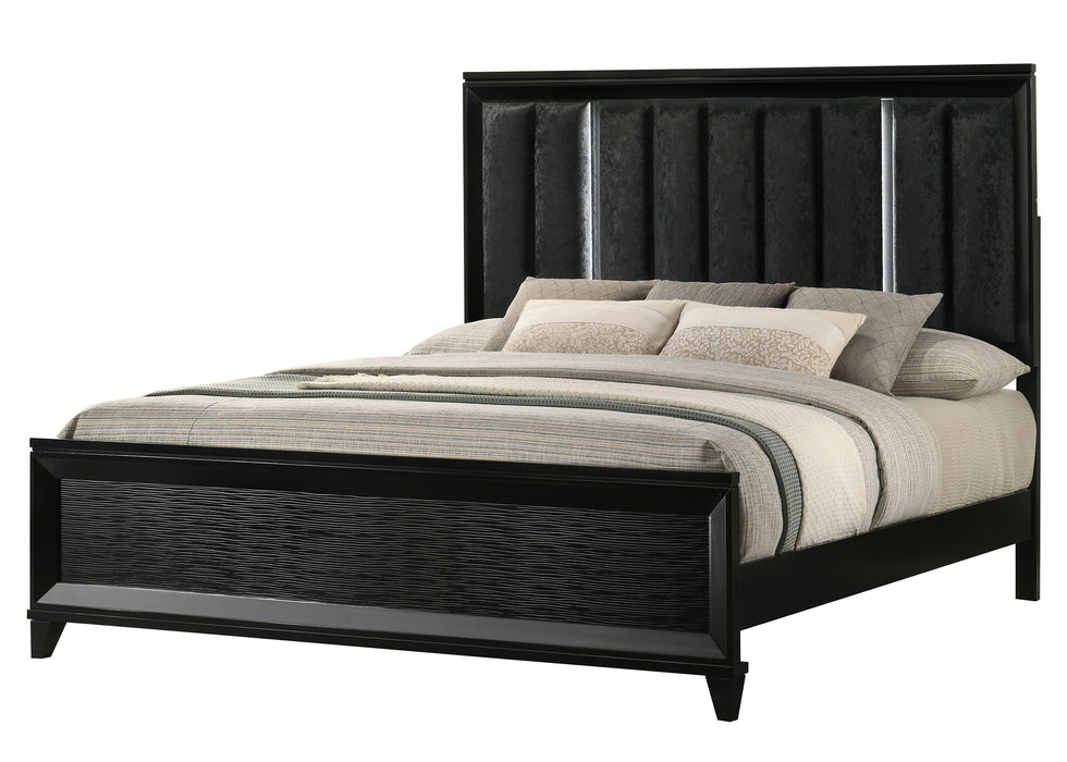 Cressida Black or White Bed with LED Lights