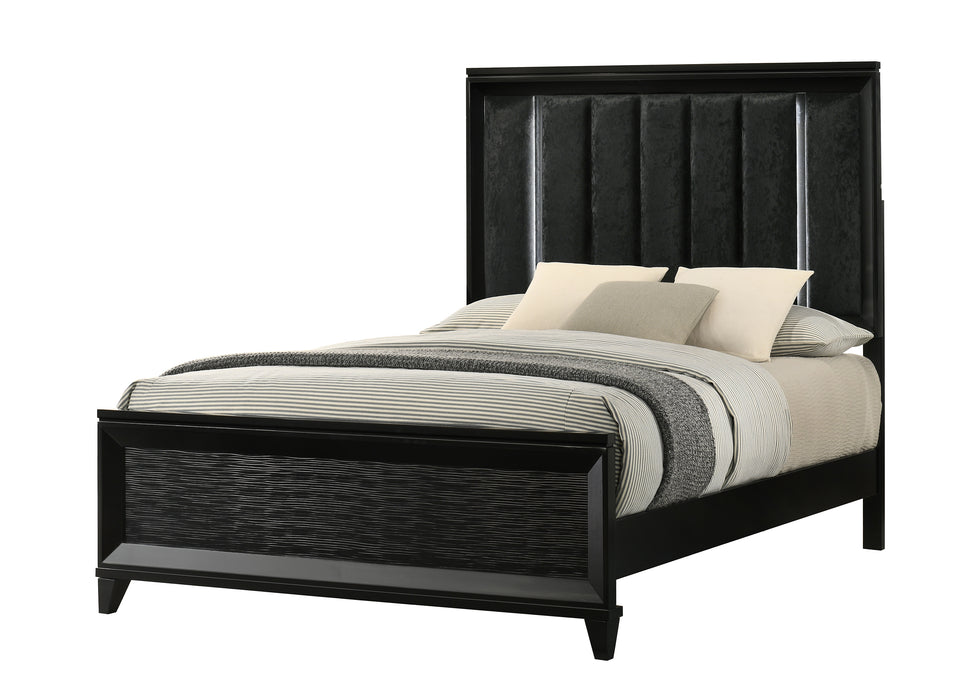 Cressida Black or White Bed with LED Lights