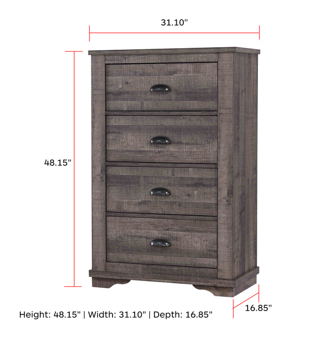 Coralee - Chest - Dark Gray