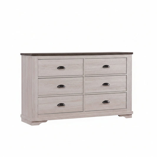Coralee - Dresser - Chalk / Gray