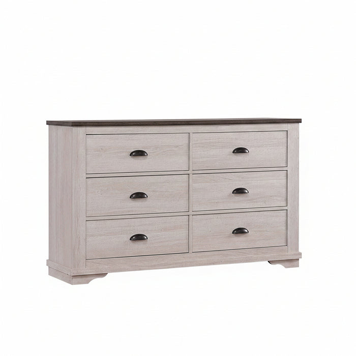 Coralee - Dresser - Chalk / Gray