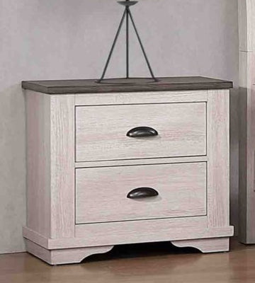 Coralee - Nightstand - Chalk / Gray