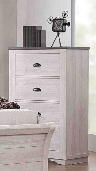Coralee - Chest - Chalk / Gray