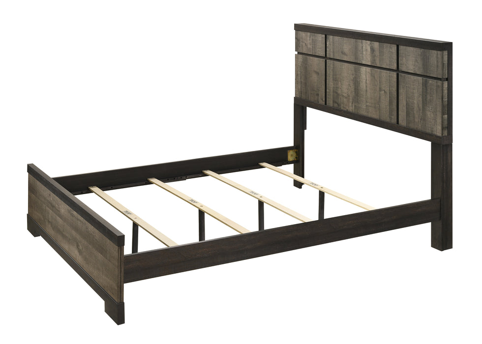 Remington Bed in Ebony and Gray or Chalk