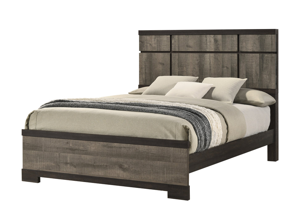 Remington Bed in Ebony and Gray or Chalk