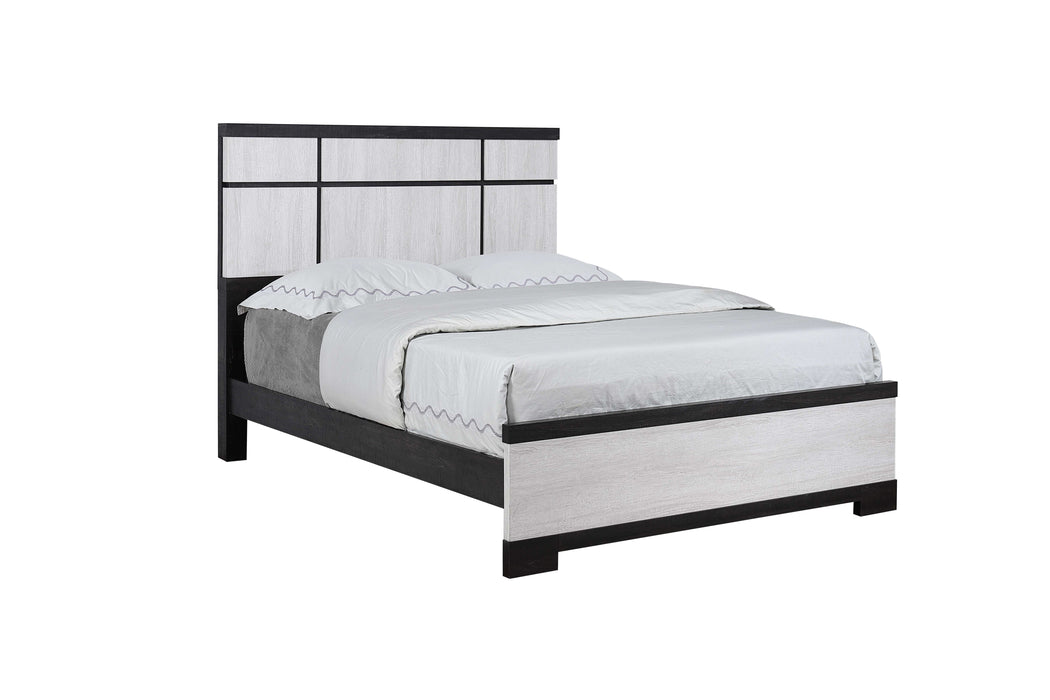 Remington Bed in Ebony and Gray or Chalk