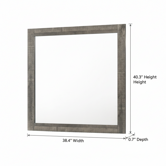 Rhett Dresser Mirror In Gray