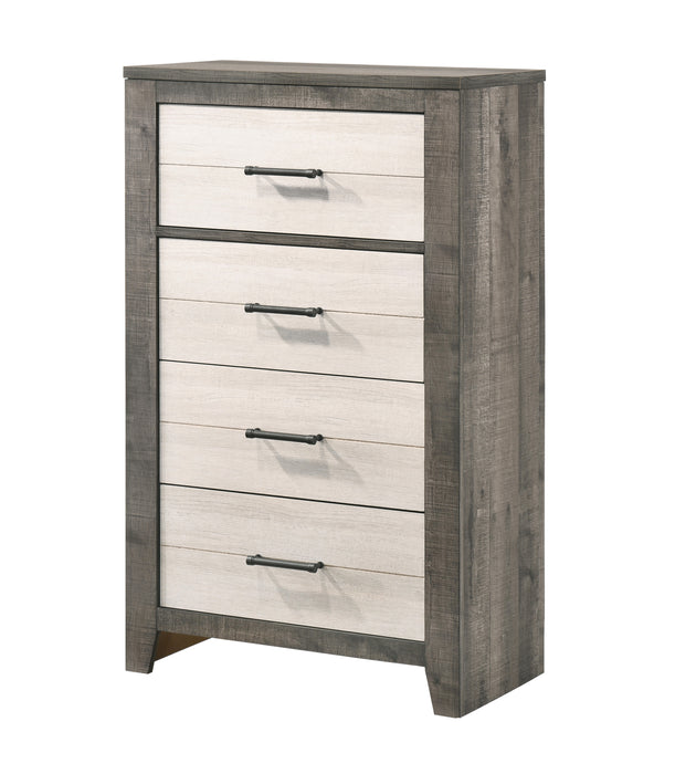 Rhett 4 Drawer Chest In Gray