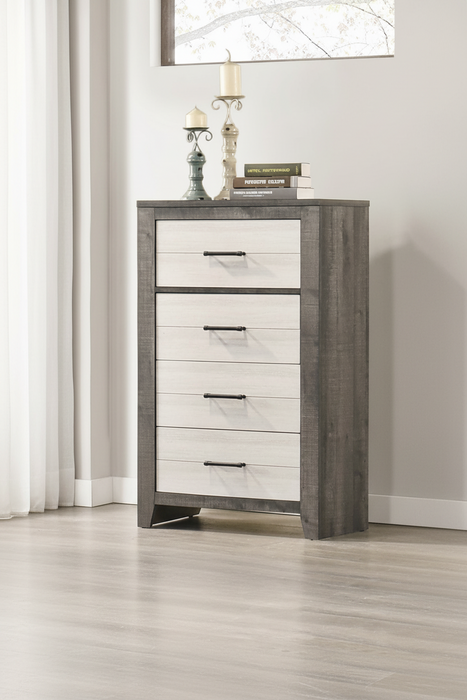 Rhett 4 Drawer Chest In Gray
