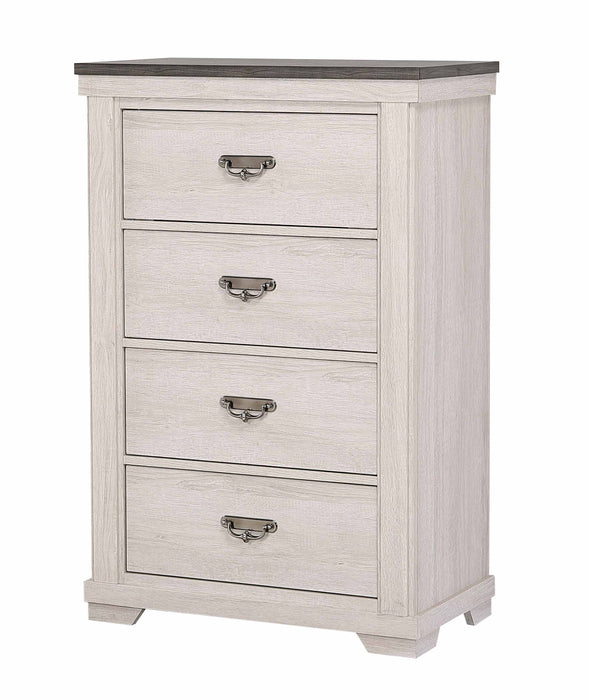 Leighton - Chest - White