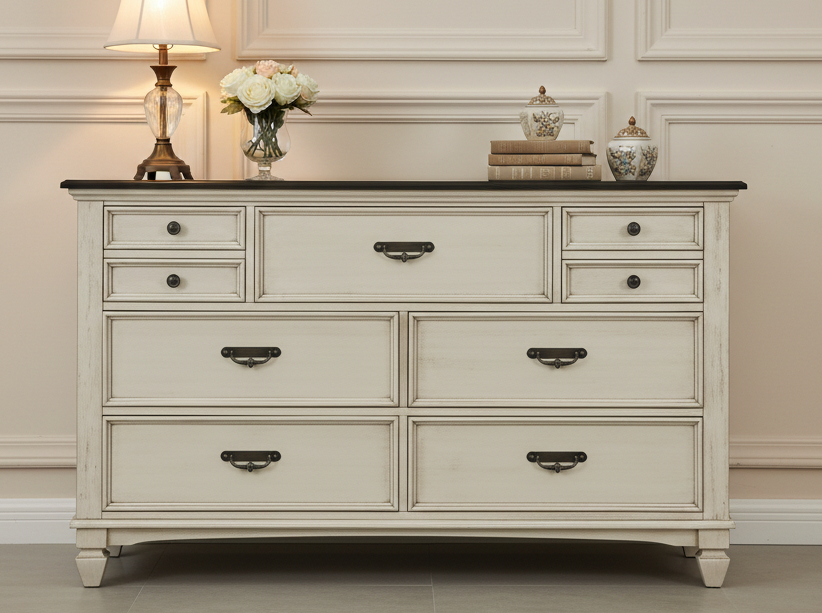 Sawyer Dresser In Two-Toned Finish