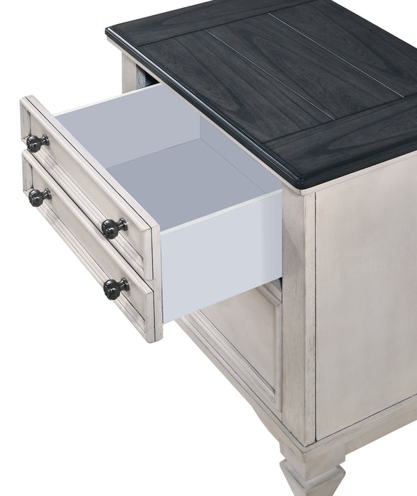 Sawyer Nightstand In Two-Toned Finish