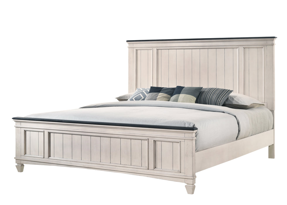 Sawyer Panel Bed In Two-Toned Finish