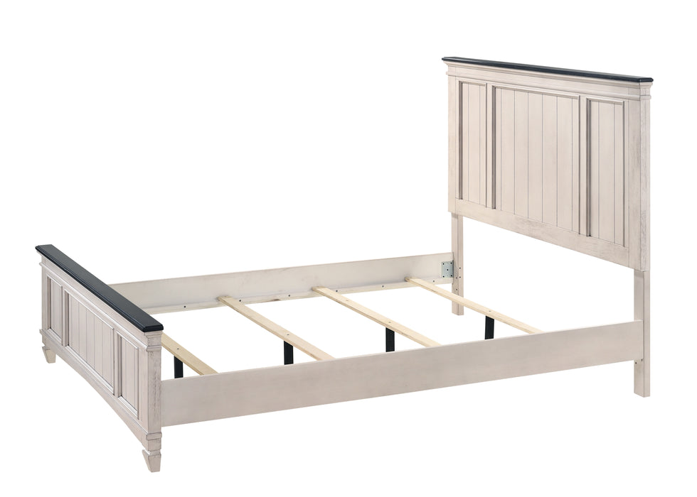Sawyer Panel Bed In Two-Toned Finish