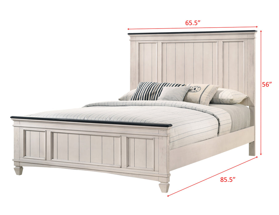 Sawyer Panel Bed In Two-Toned Finish