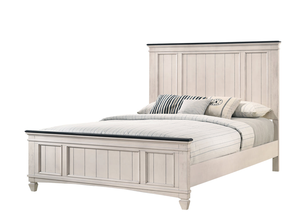 Sawyer Panel Bed In Two-Toned Finish