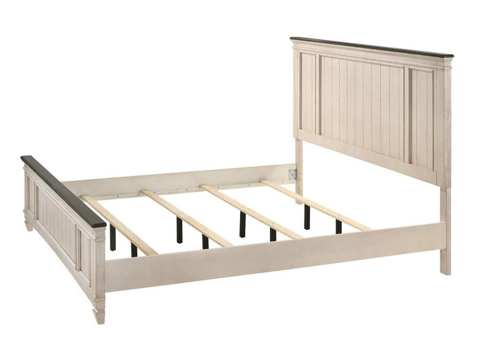 Sawyer Panel Bed In Two-Toned Finish