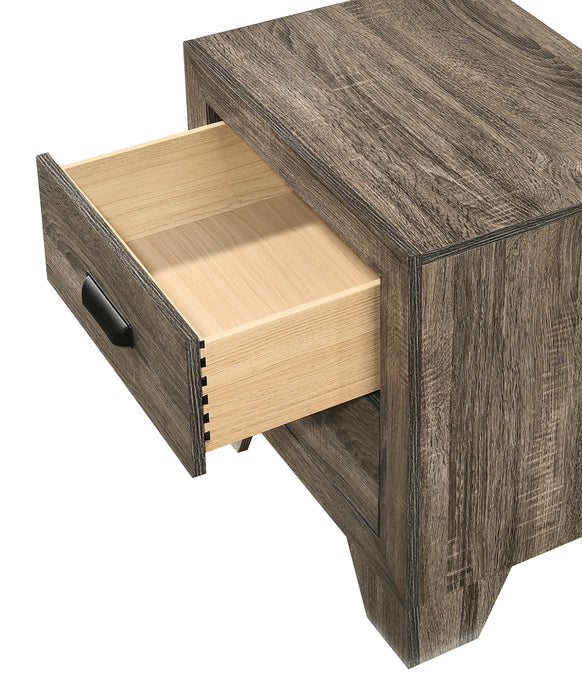 Millie Gray or Brown Cherry Finish Nightstand