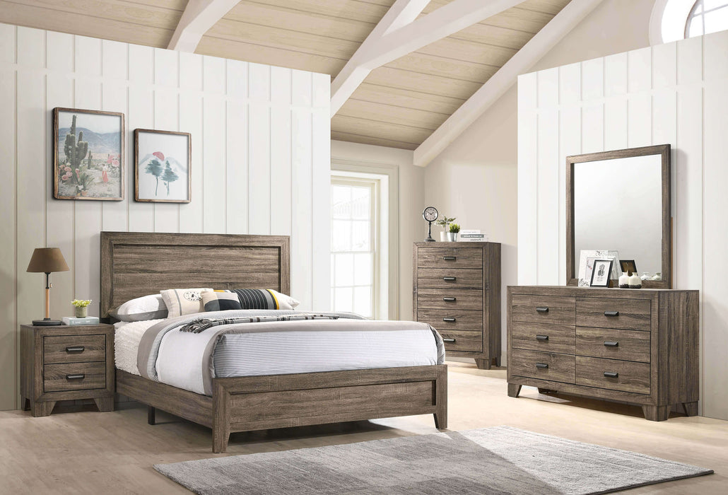 grey bed brown dresser Transitional Grain-textured Grey Dresser - Bed Bath & Beyond