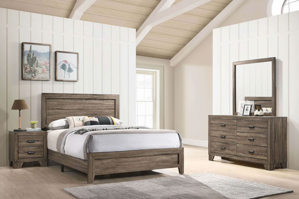 Millie Driftwood Gray/Brown Bedroom Suites B9200