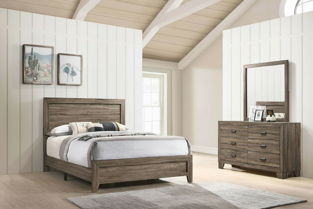 Millie Driftwood Gray/Brown Bedroom Suites B9200