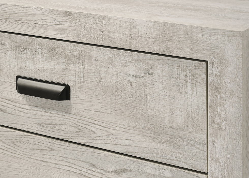 Millie Double Dresser in Gray, Brown Cherry or Whitewash Finish