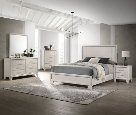 Charlie Bedroom Sets in Charcoal or Antique White