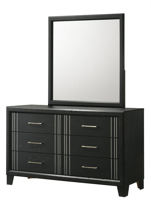 Charlie - Dresser & Mirror - Charcoal