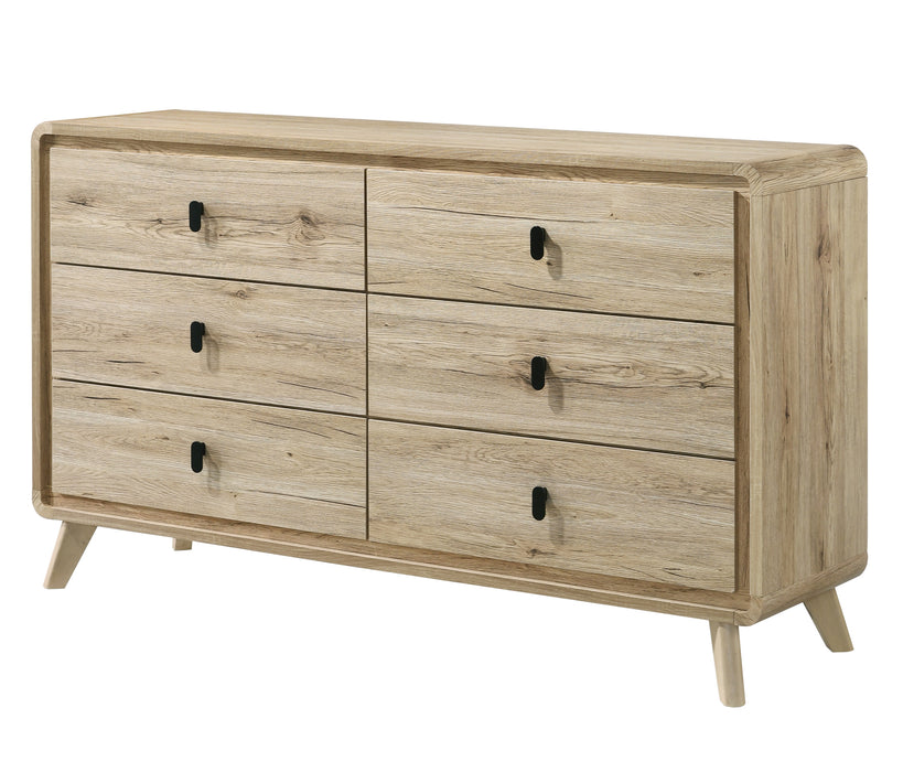 Dawson - Dresser And Mirror - Light Brown