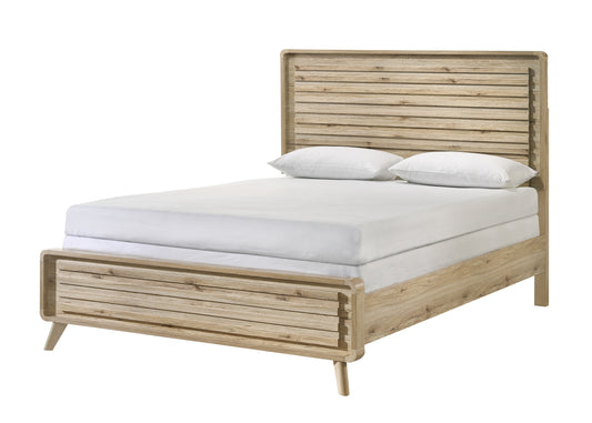 Dawson - Queen Bed - Light Brown