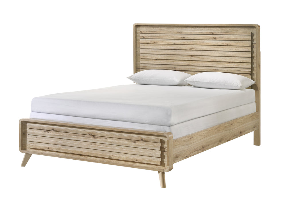 Dawson - King Bed - Light Brown
