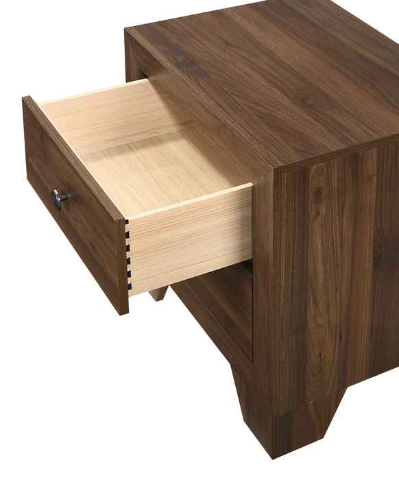 Millie Gray or Brown Cherry Finish Nightstand
