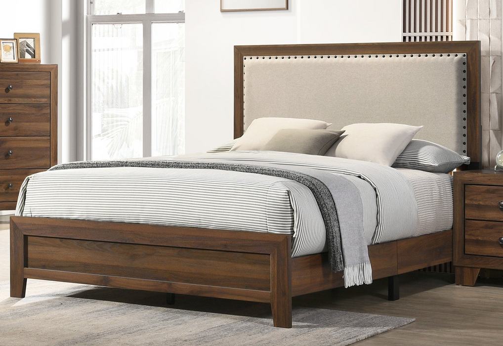 Millie Upholstered Panel Bed - One Box