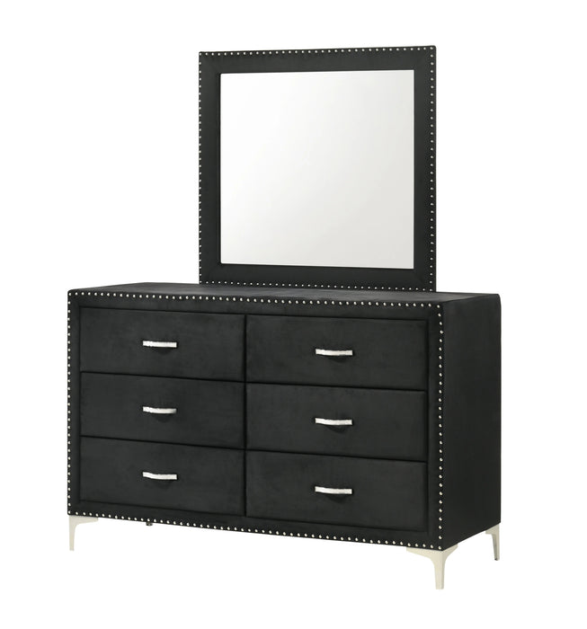 Lucinda - Dresser & Mirror - Black