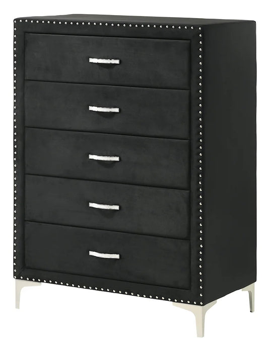 Lucinda Bedroom Set in Black by Crown Mark