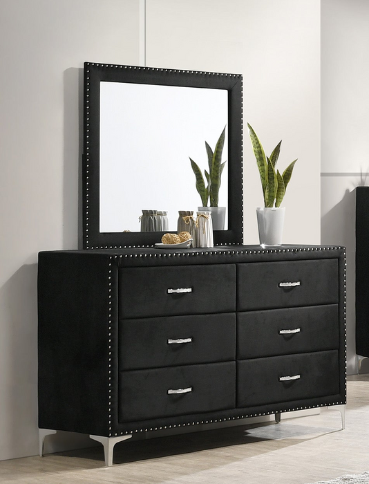 Lucinda - Dresser & Mirror - Black