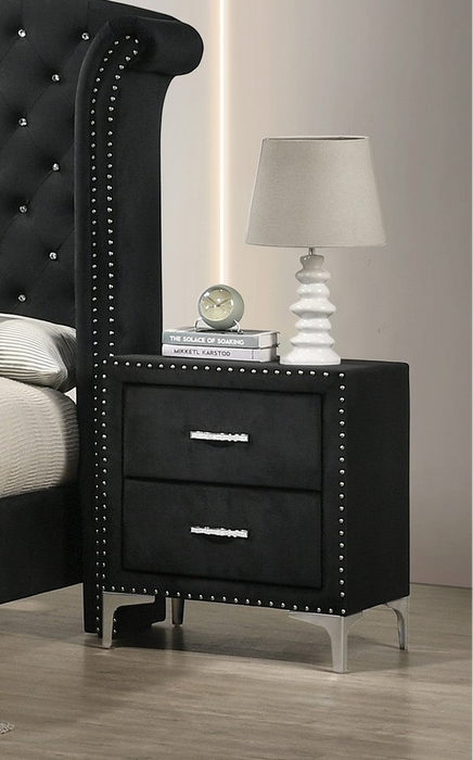 Lucinda - Nightstand - Black